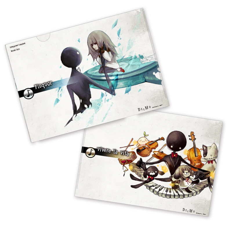 DEEMO クリアファイル(Fluquor/vivere la vita)