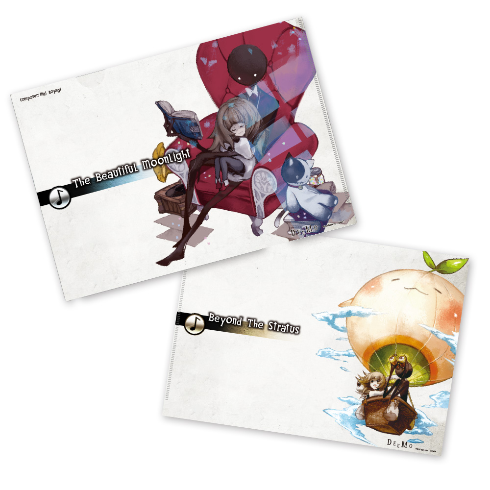 DEEMO クリアファイル(The Beautiful Moonlight/Beyond The Stratus)